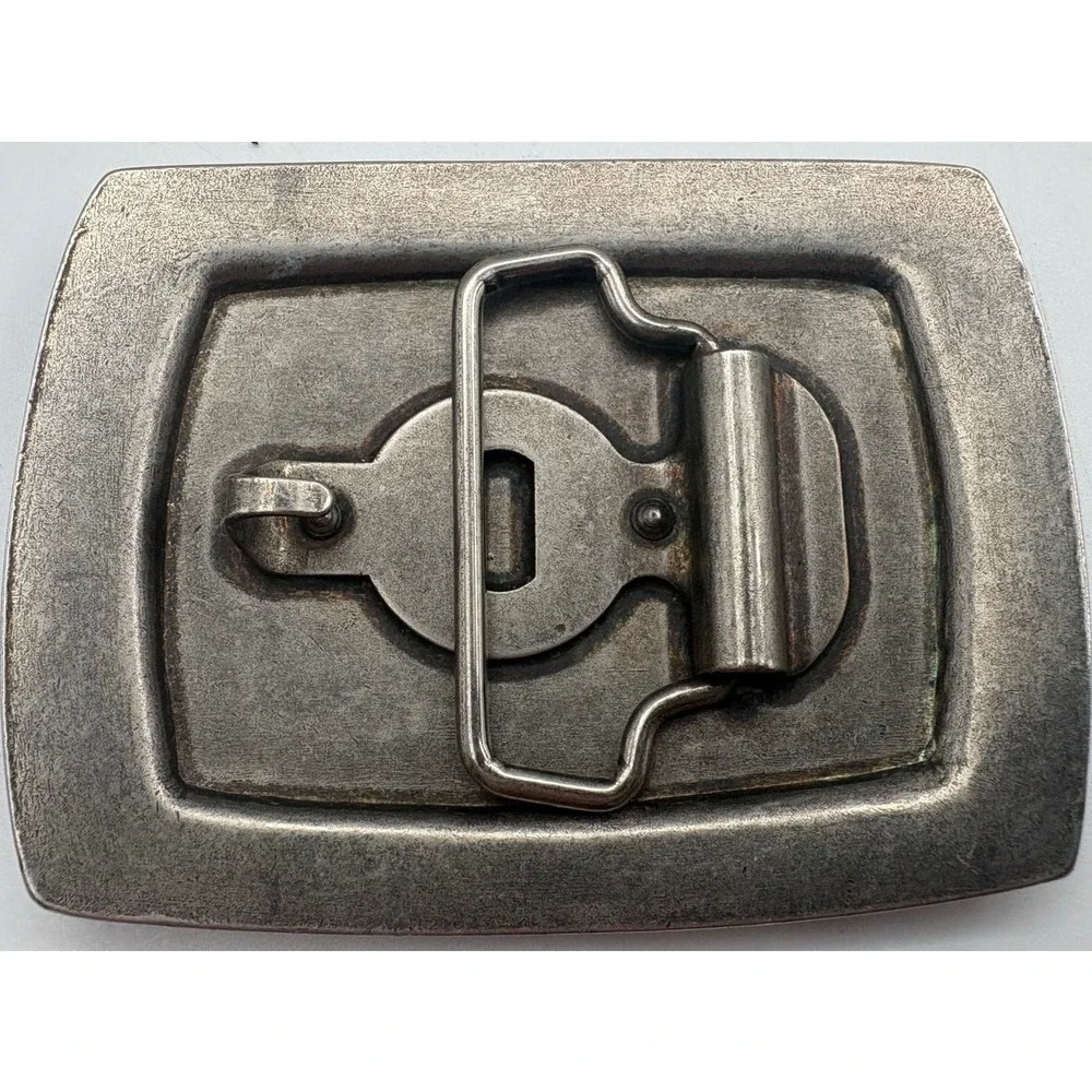 Vintage Style Belt Buckle‎ handcrafted look METAL metallic rustic